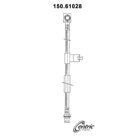 Centric Parts Brake Hose, 150.61028 150.61028
